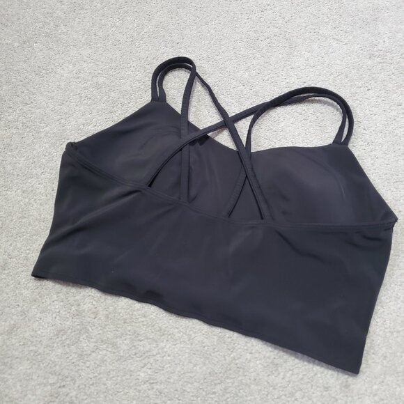 LULULEMON Like a Cloud Long Line Sports Bra Light Support Blk Women 10 (B/C Cup) - Picture 6 of 7